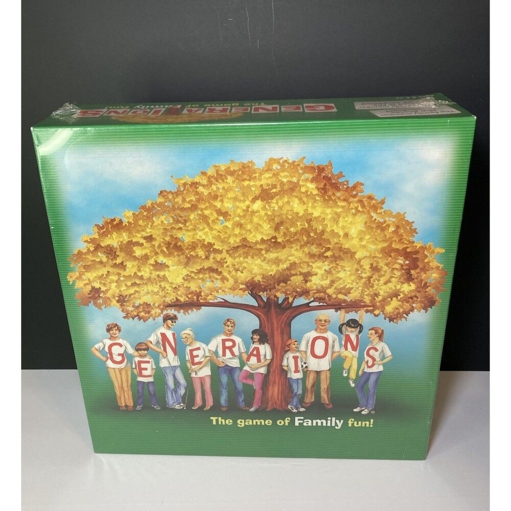 1996 Vintage Generations The Game of Family Fun Board Game New Sealed